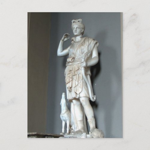 Diana Artemis Statue in the Vatican in Rome Postcard