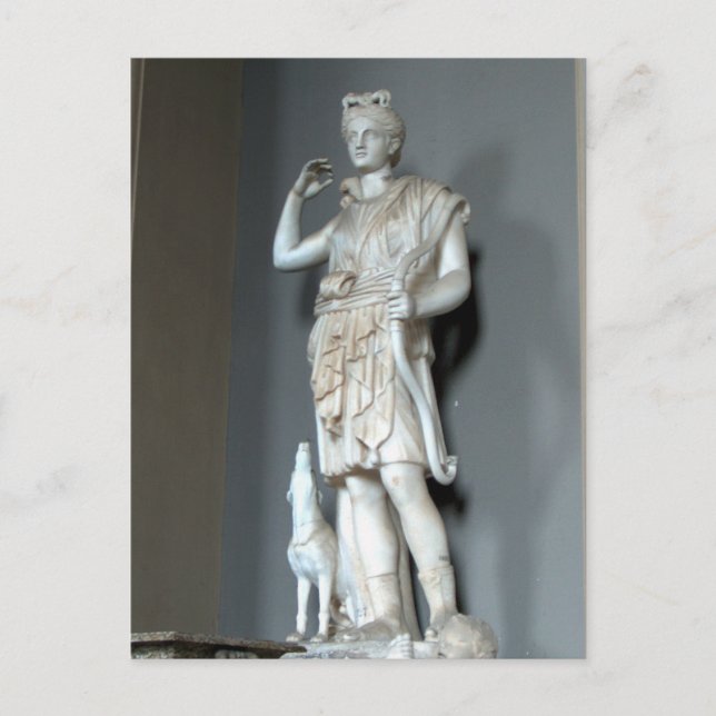 Diana (Artemis) Statue in the Vatican in Rome Postcard (Front)