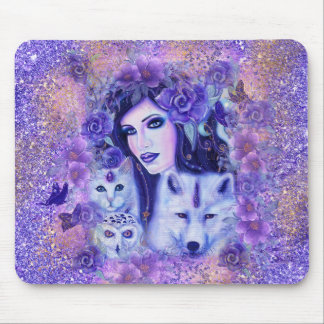 Diana goddess art by Renee  Mouse Pad