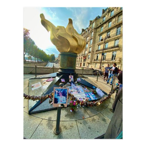Diana Memorial in Paris France Photo Print