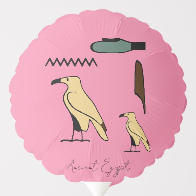 Diana Name in Hieroglyphs symbols of ancient Egypt Balloon (Front)