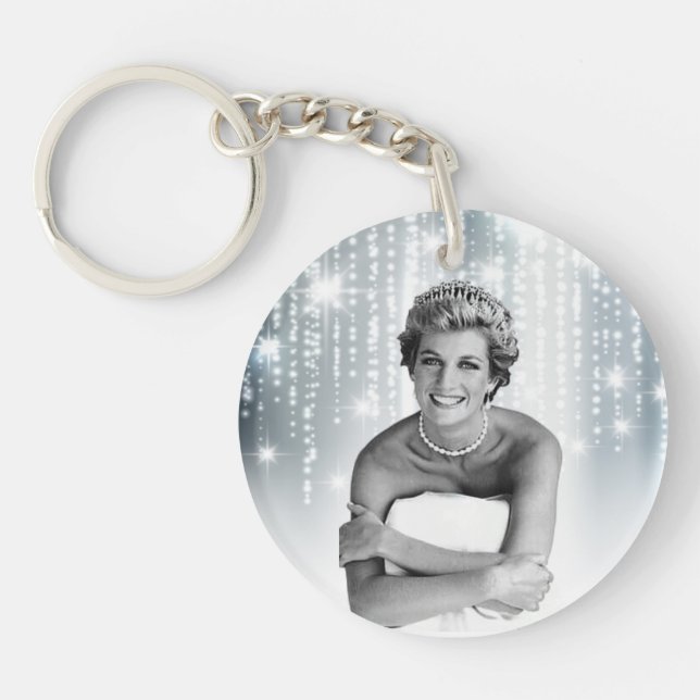 Diana, Princess of Wales 1990 stylized Keychain (Front)