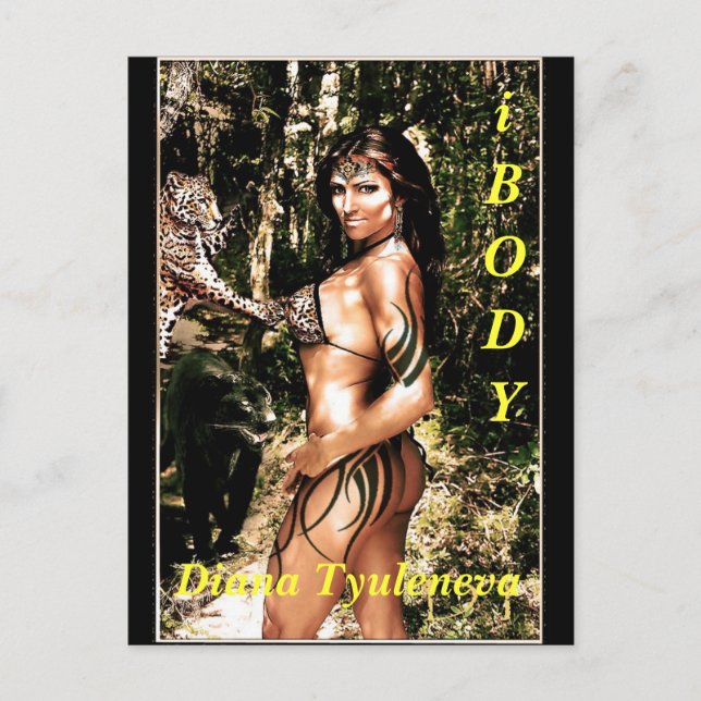 Diana Tyuleneva - Pantera, iBODY Postcard (Front)