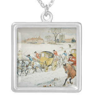 Diana Wood's Wedding: returning from Church Silver Plated Necklace