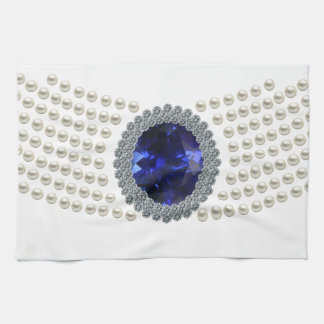 Diana's Sapphire Choker Necklace Towel