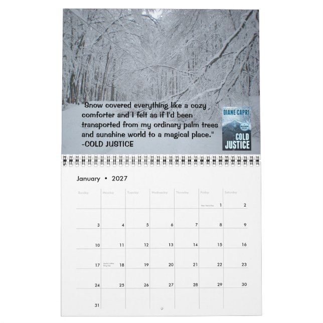 DIANE CAPRI 2015 CALENDAR (Jan 2027)