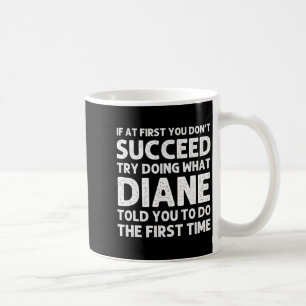 Diane Name D Birthday Funny Christmas J  Coffee Mug