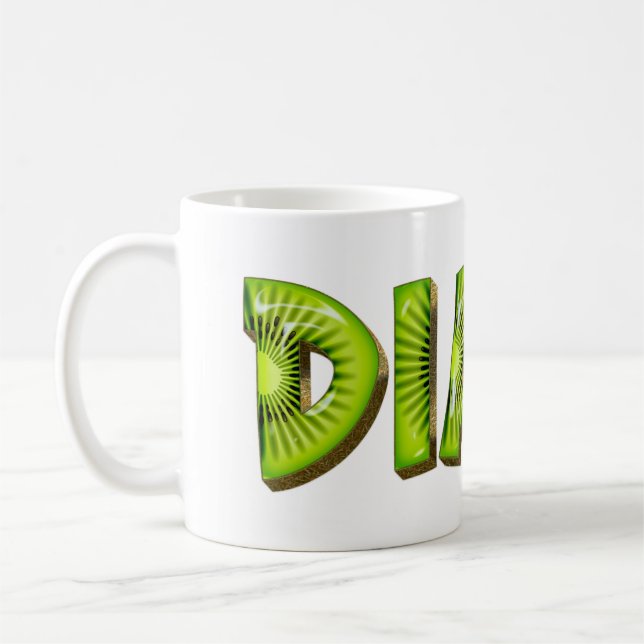 Diane Name Kiwi Style Tasse Coffee Mug (Left)