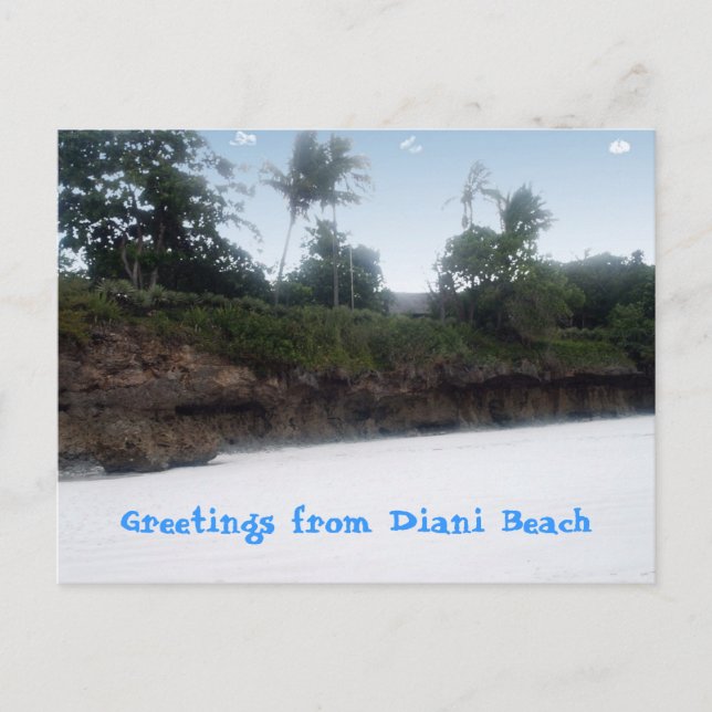 Diani Beach Kenya Postcard (Front)