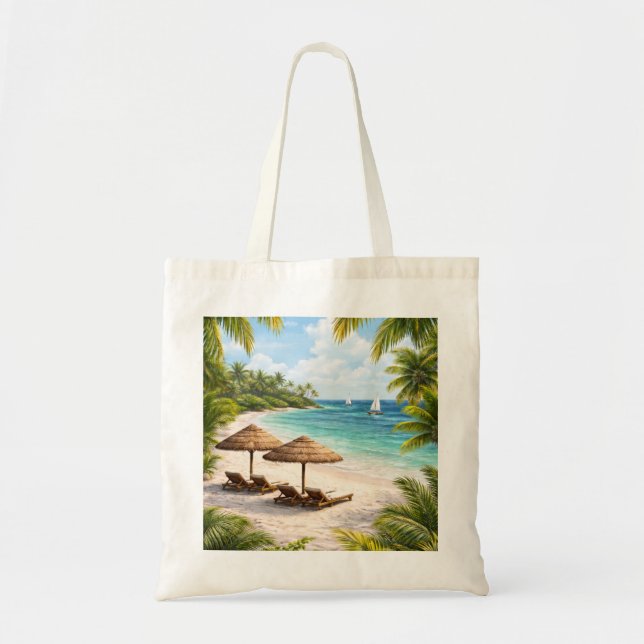Diani Beach Tropical Paradise Tote Bag (Front)