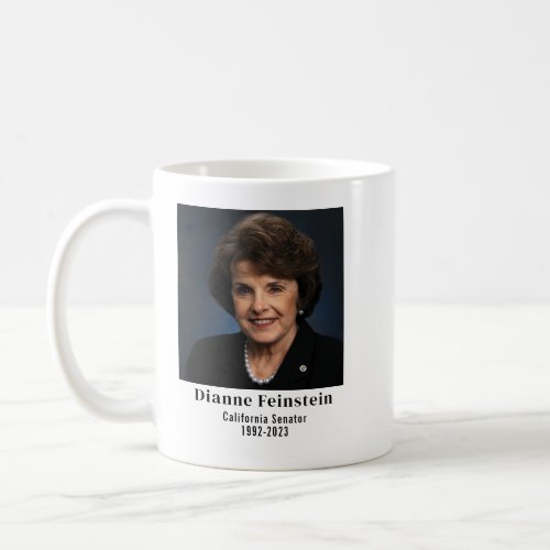 Dianne Feinstein California Senator 1992_2023 Coffee Mug