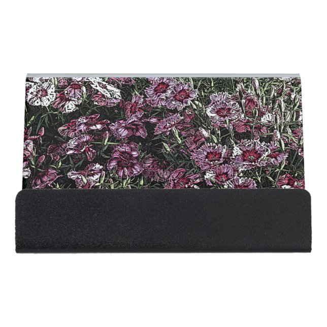 DIANTHUS DESK BUSINESS CARD HOLDER (Front)