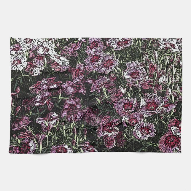 DIANTHUS KITCHEN TOWEL (Horizontal)