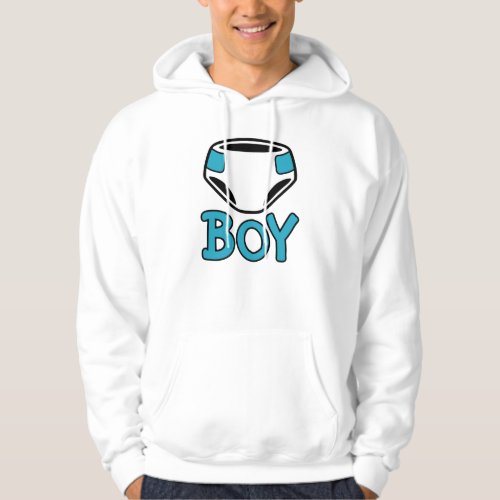 DIAPER BOY Hooded Sweatshirt