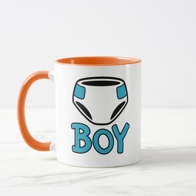 DIAPER BOY MUG (Left)