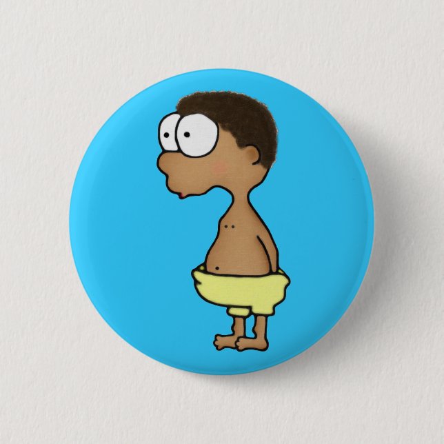 Diaper Boy Pinback Button (Front)