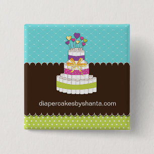 Diaper Cake Advertising Pin