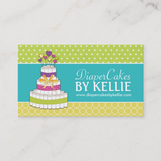 Diaper Cake Business Cards (Front)