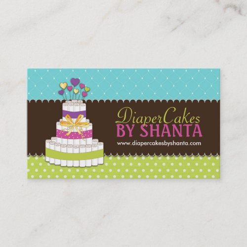 Diaper Cake Business Cards