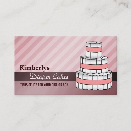 Diaper Cake Business Cards
