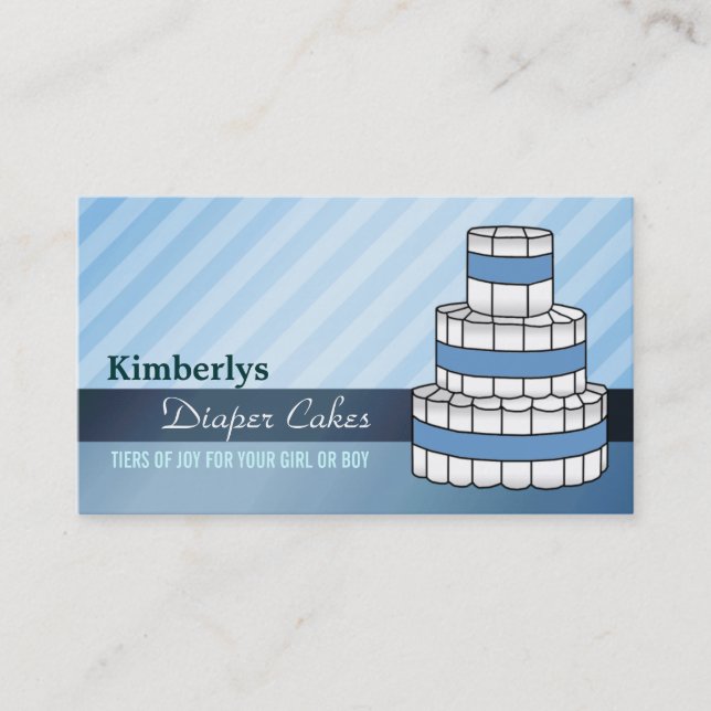Diaper Cake Business Cards (Front)
