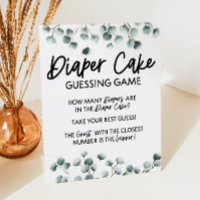 Diaper Cake Guessing Baby Shower Game