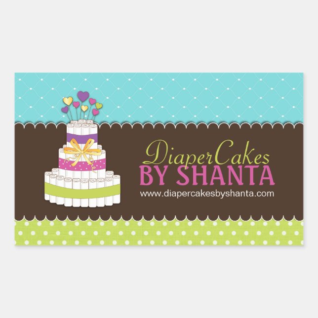 Diaper Cake Stickers (Front)