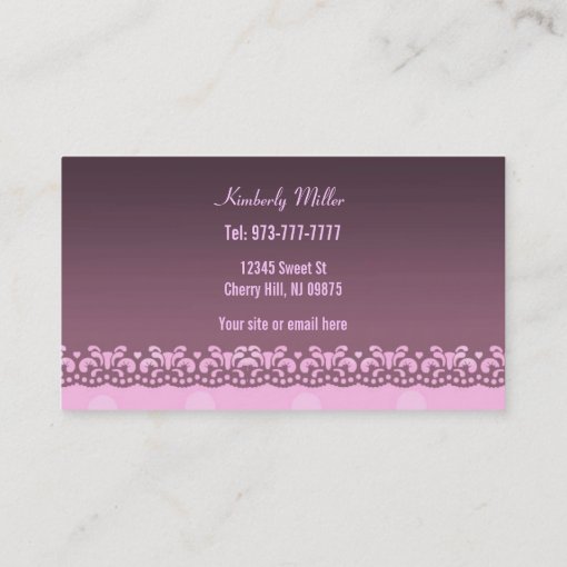 Diaper Cakes Business Cards 