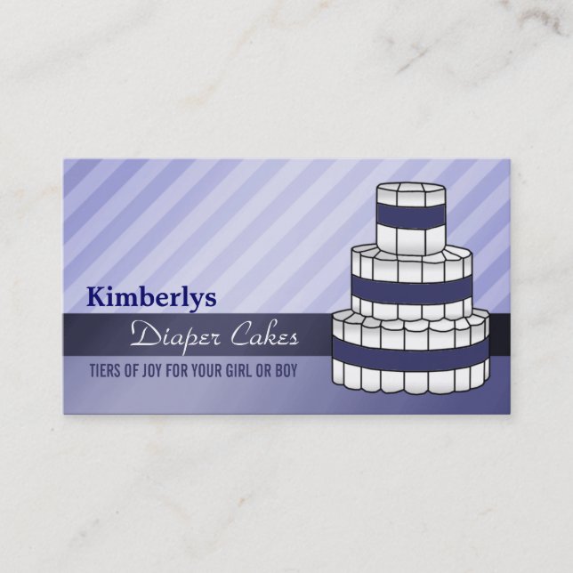 Diaper Cakes Business Cards (Front)
