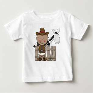 Diaper Derby Cowboy Pony Infant Toddler Boys Baby T-Shirt