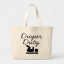Diaper Duty Icon Large Tote Bag