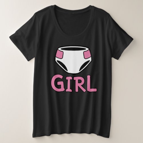 DIAPER GIRL T_Shirt