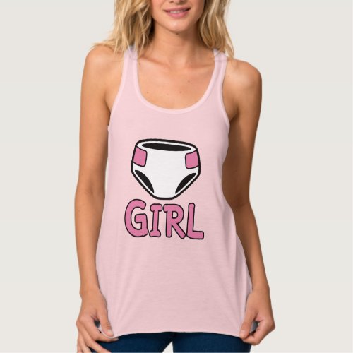 DIAPER GIRL T_Shirt Tank Top