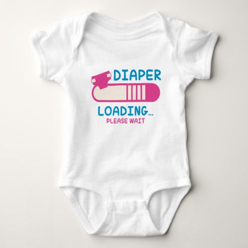 Diaper Loading Baby Bodysuit