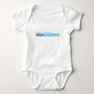 Diaper loading funny baby toddler infant poo humor bodysuit