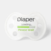 Diaper loading funny pacifier baby dummy (Front)