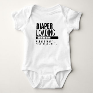 Diaper Loading.... Please Wait Baby Bodysuit