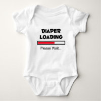 Diaper Loading - Please Wait... Baby Bodysuit