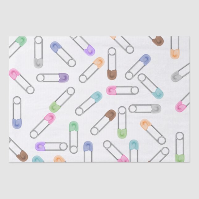 Diaper Pins Tissue Paper (Front)