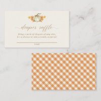 Diaper Raffle – Autumn Fall Baby Shower |