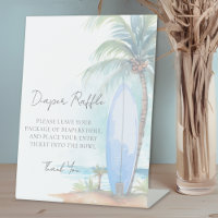 Diaper Raffle Baby On Board Beach Baby Shower