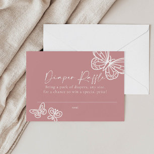 Diaper Raffle Baby Shower Card 
