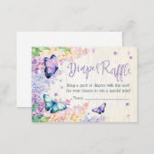 Diaper Raffle | Baby Shower Invitation Insert Card (Front/Back)