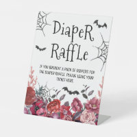 Diaper Raffle Bats Halloween Baby Shower