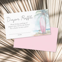 Diaper Raffle Beach Baby Shower