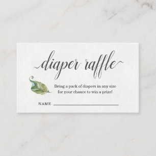 Diaper Raffle Insert for Baby Shower Invitation