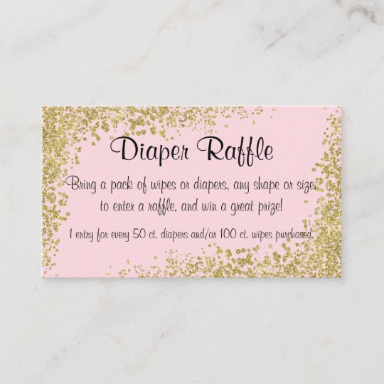 How To Word Diaper Raffle On Invitation