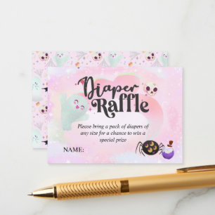 DIAPER RAFFLE little boo Enclosure Card