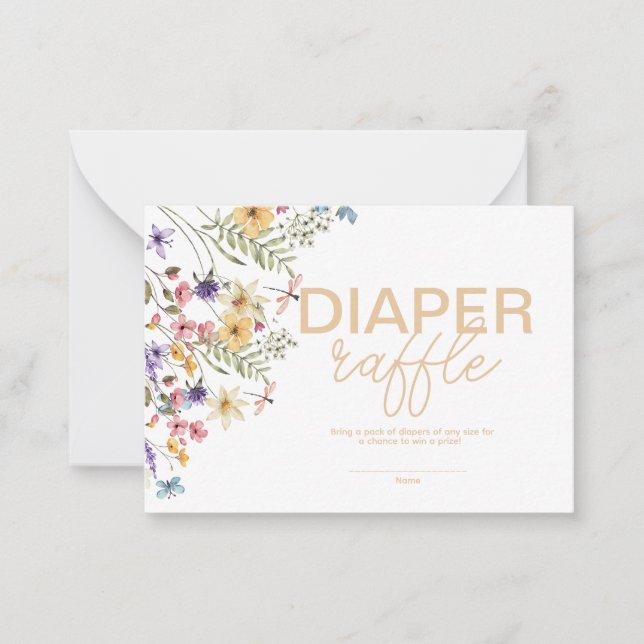 Diaper Raffle Note Card (Front)