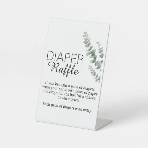 Diaper Raffle Sign